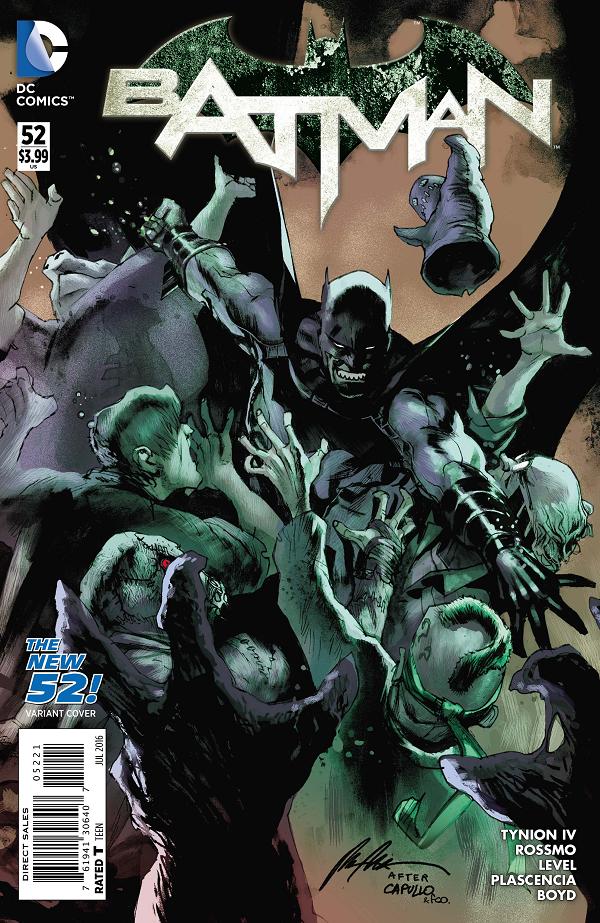 Batman #52 cover by Rafael Albuquerque