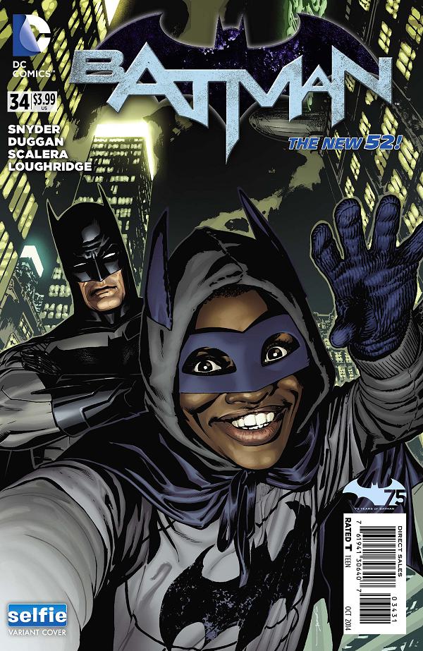 Batman #34 DCU SELFIE cover