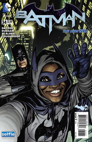 Batman #34 DCU SELFIE cover