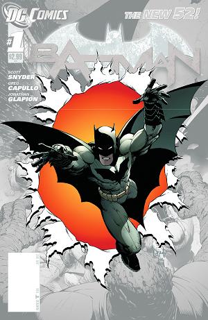 Batman #0 BLACK AND WHITE cover