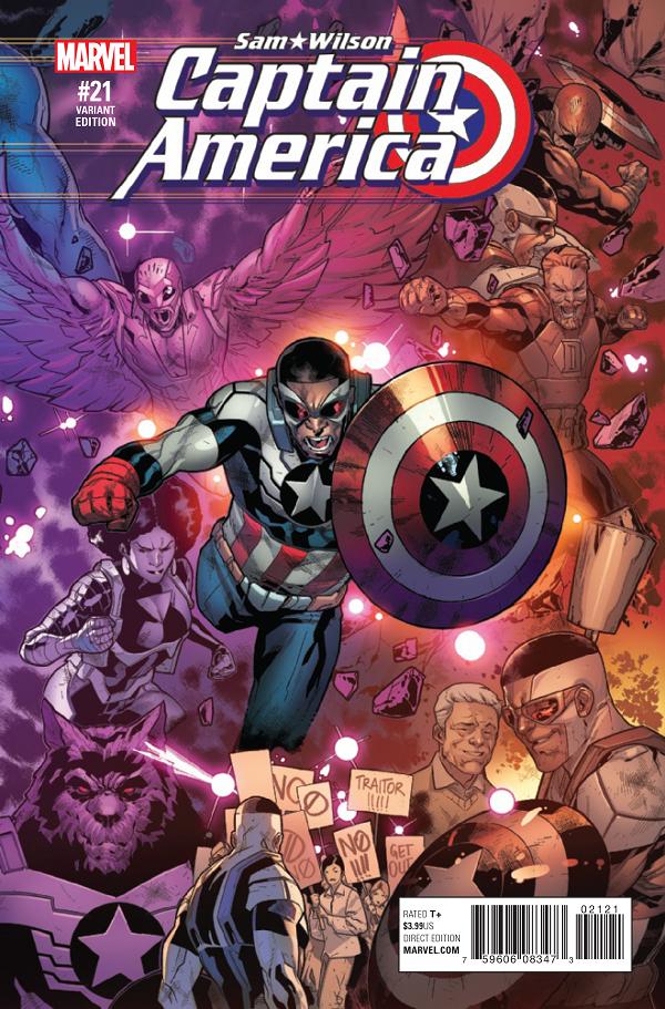 Captain America Sam Wilson #21 RB SILVA CONNECTING A cover