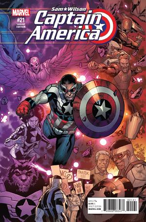 Captain America Sam Wilson #21 RB SILVA CONNECTING A cover