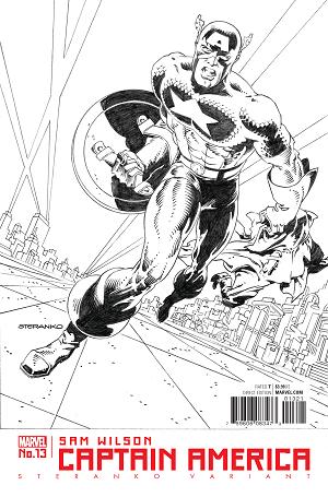 Captain America Sam Wilson #13 STERANKO cover