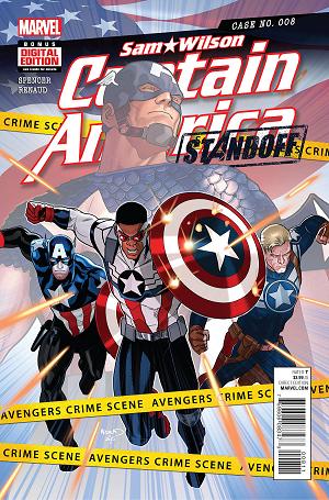 Captain America Sam Wilson #8 cover