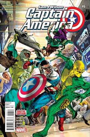 Captain America Sam Wilson #6 cover