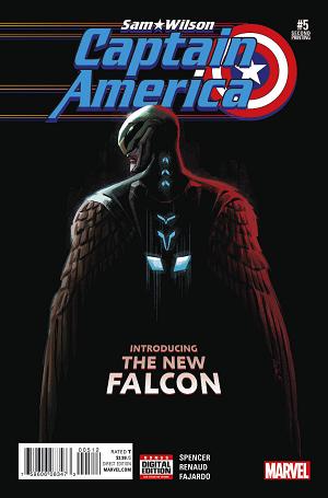 Captain America Sam Wilson #5 ACUNA 2ND PTG cover