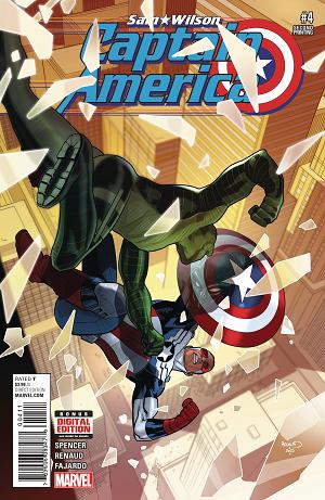 Captain America Sam Wilson #4 RENAUD 2ND PTG cover