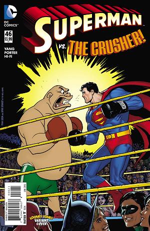 Superman #46 LOONEY TUNES cover