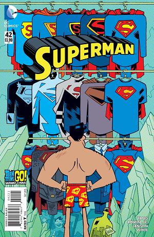Superman #42 TEEN TITANS GO cover
