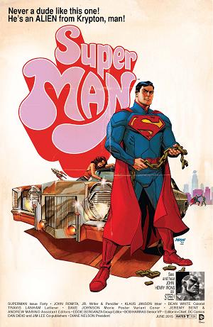 Superman #40 MOVIE POSTER cover