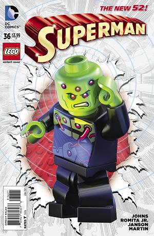 Superman #36 LEGO cover