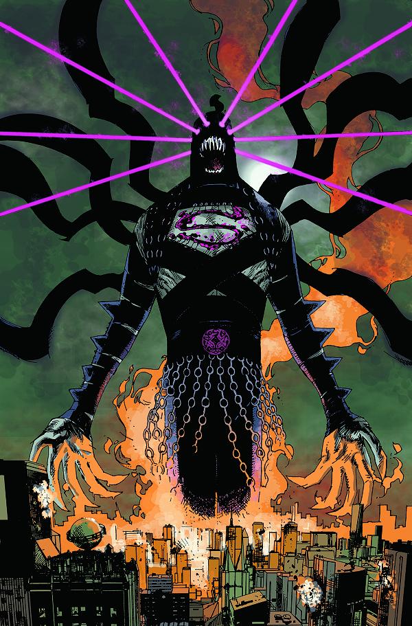 Superman #35 MONSTERS cover