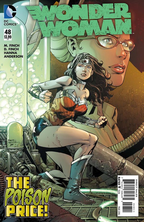 Wonder Woman #48 cover by David Finch