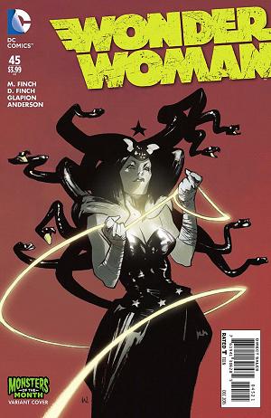 Wonder Woman #45 MONSTERS cover