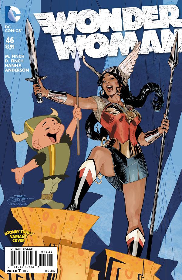 Wonder Woman #46 LOONEY TUNES cover