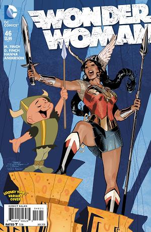 Wonder Woman #46 LOONEY TUNES cover
