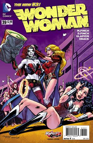 Wonder Woman #39 HARLEY QUINN cover