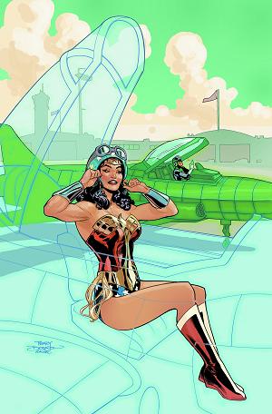 Wonder Woman #44 GREEN LANTERN 75 cover