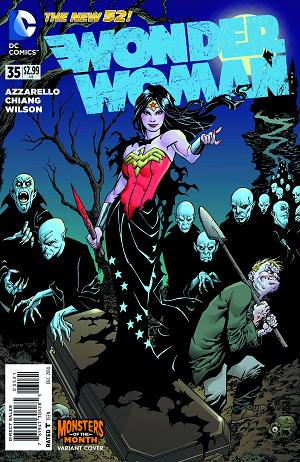 Wonder Woman #35 MONSTERS cover