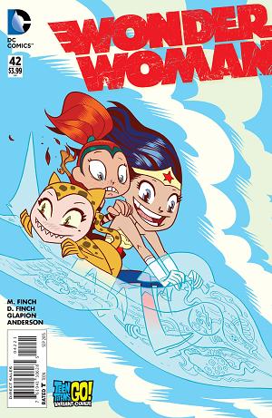 Wonder Woman #42 TEEN TITANS GO cover