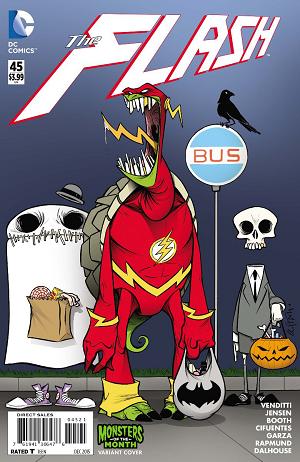 Flash #45 MONSTERS cover