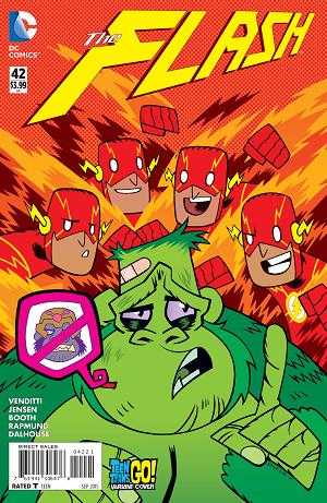 Flash #42 TEEN TITANS GO cover
