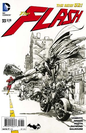 Flash #33 BATMAN 75 cover