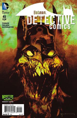 Detective Comics #45 MONSTERS cover