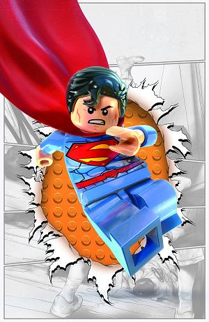 Action Comics #36 LEGO cover