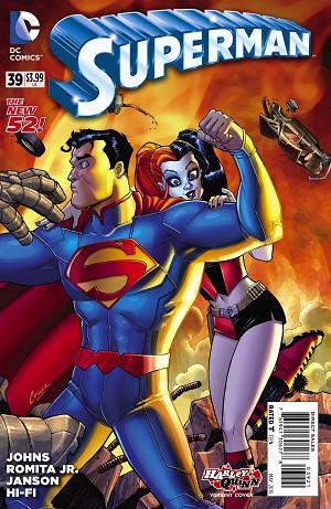 Superman #39 HARLEY QUINN cover