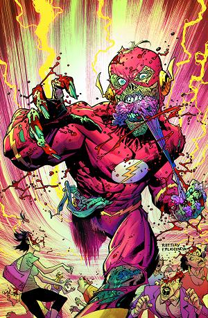 Flash #35 MONSTERS cover