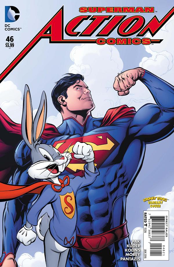 Action Comics #46 LOONEY TUNES cover