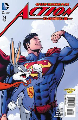 Action Comics #46 LOONEY TUNES cover