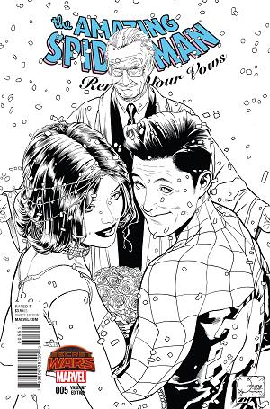 Amazing Spider-Man: Renew Your Vows #5 QUESADA B&W B cover