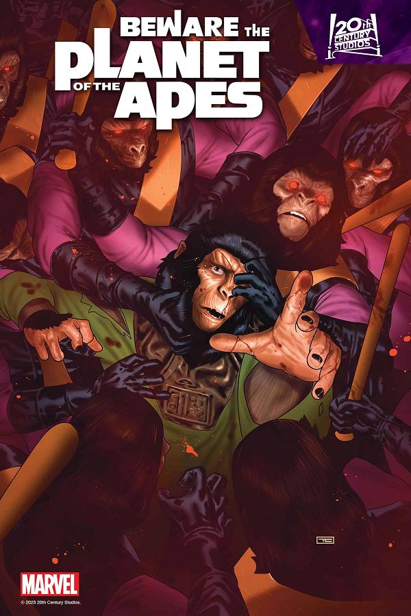 Beware The Planet Of The Apes #3 cover by Taurin Clarke