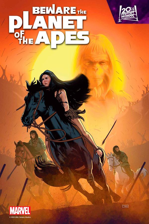 Beware The Planet Of The Apes #1 cover by Taurin Clarke