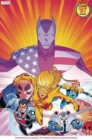 Thunderbolts #3 SCOTT GODLEWSKI MARVEL 97 cover