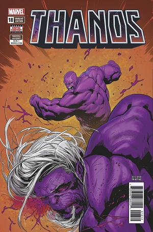 Thanos #18 2ND PTG SHAW cover