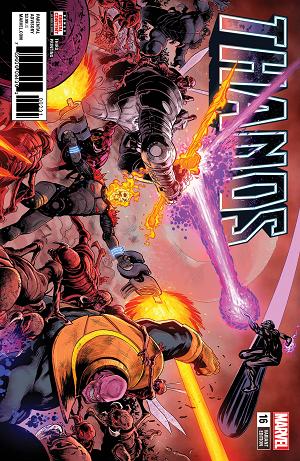 Thanos #16 3RD PTG SHAW cover