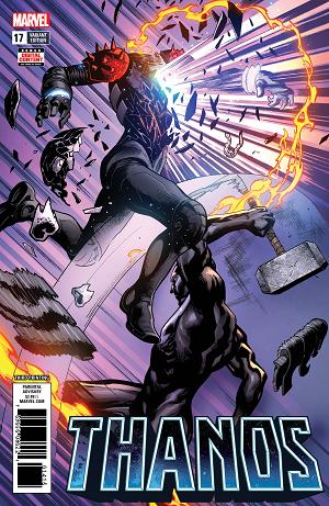 Thanos #17 3RD PTG SHAW cover