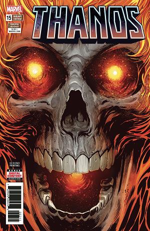 Thanos #15 2ND PTG SHAW cover
