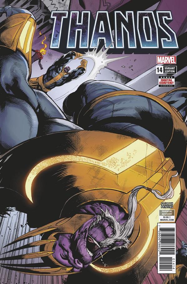 Thanos #14 4TH PTG SHAW cover