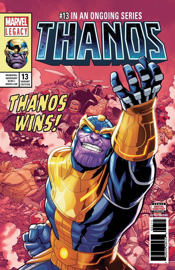 Thanos #13 5TH PTG SHAW cover