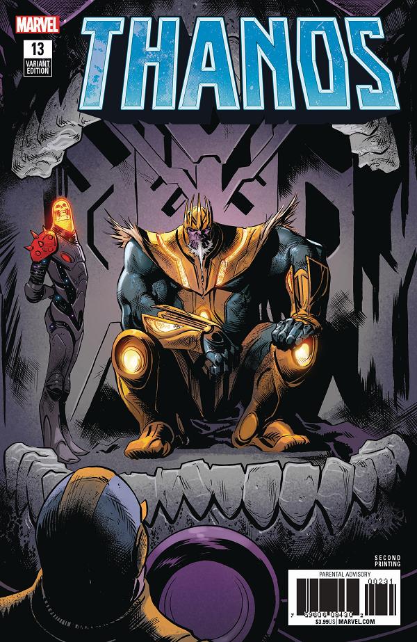 Thanos #13 2ND PTG SHAW cover