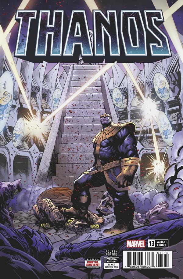 Thanos #13 4TH PTG SHAW cover