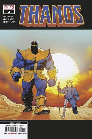 Thanos #3 (OF 6) 2ND PTG OLIVETTI cover