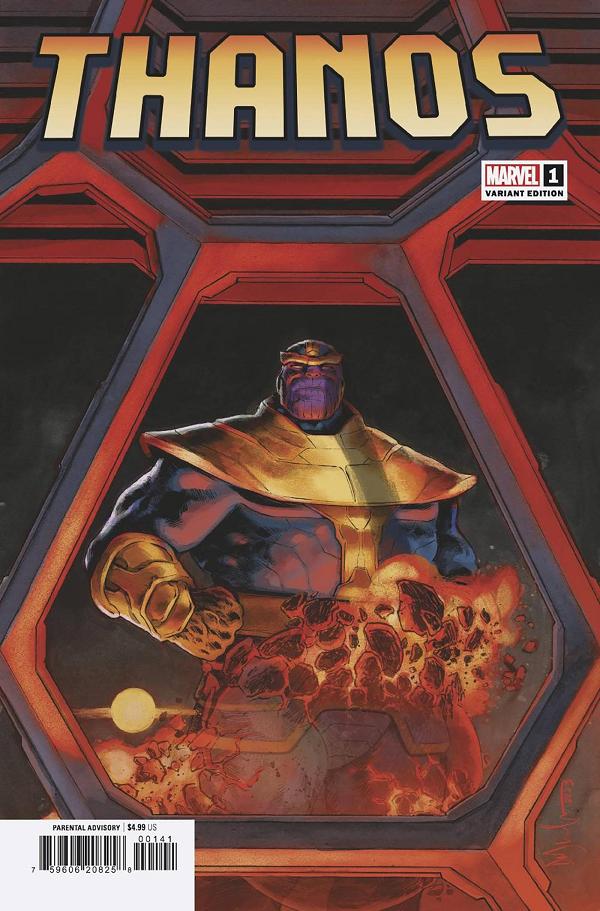 Thanos #1 variant cover by Dave Wachter