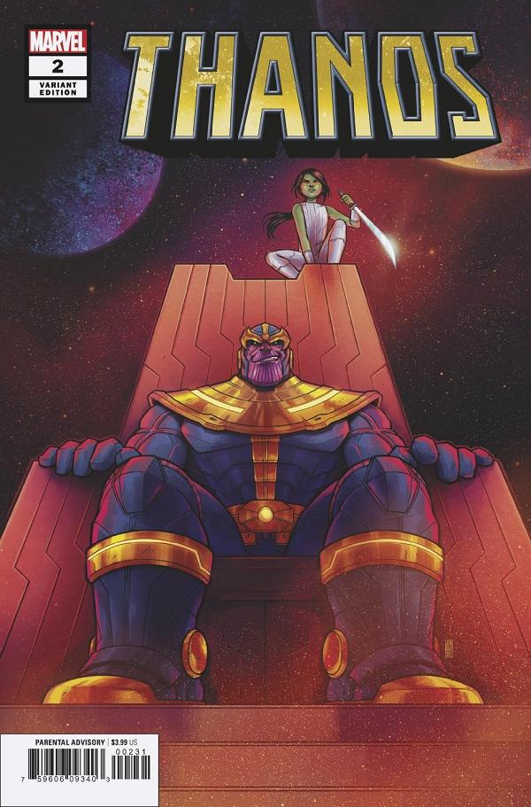 Thanos #2 variant cover by Jen Bartel