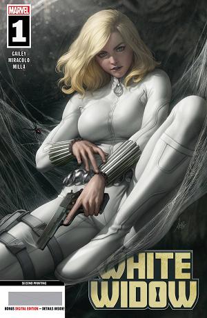 White Widow #1 2ND PTG ARTGERM cover