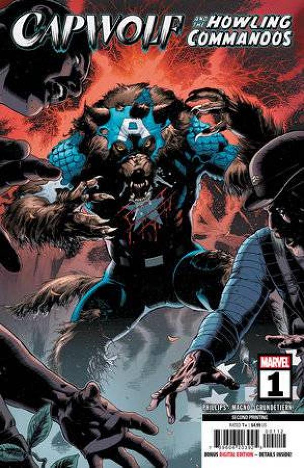 Capwolf Howling Commandos #1 2ND PTG CARLOS MAGNO cover